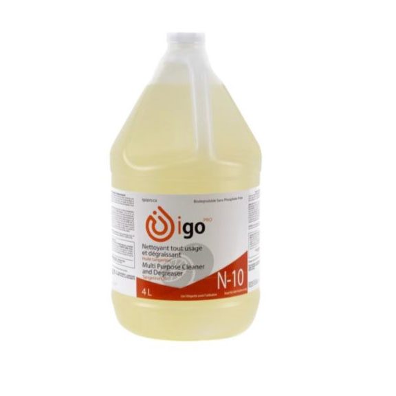 N-10 IGO Nettoyant tout usage et dégraissant tangerine 4L | IGO Pro