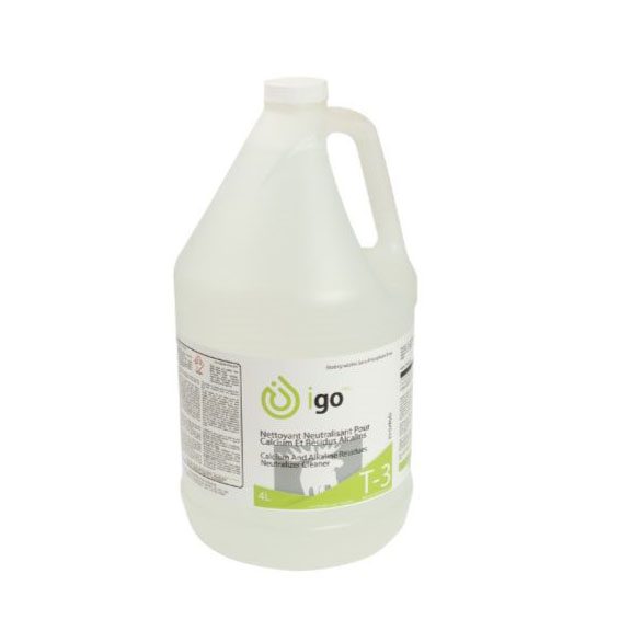 T-3 IGO Neutralisant et enlève-calcium 4L | IGO Pro