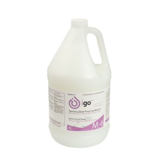 M-6 IGO Savon main glycérine lotion blanc tilleul 4L | IGO Pro