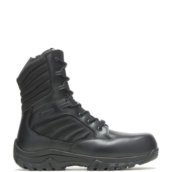 Bates E23274 GX X2 CSA tall extra-wide work boots with side zip and superior traction | IGO Pro